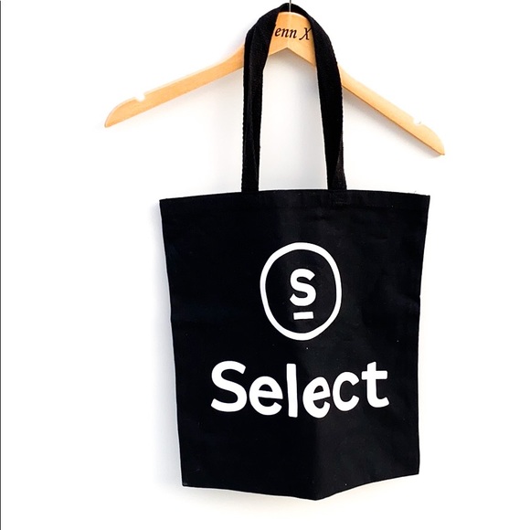 Black Select Canvas Tote bag with Sunglasses - Picture 3 of 10